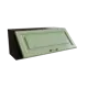 Навесной шкаф МС Ницца верхний горизонтальный 80x35.80x31.80 см фасад светло-зеленый МДФ каркас дуб ЛДСП Сурская Мебель ММК-00017650
