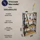 Стеллаж с полками Artmebellux 69x119.5x29.5 см ЛДСП цвет дуб крафт золотой