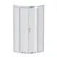 Душевой уголок Am.pm Gem W90UG-401-080MT 1/4 круга 79.5x79.5см серый профиль эффект стекла без покрытия