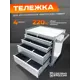 Ящик для инструментов на колёсах Ilikpro Вертикаль Смарт 690x460x743 мм