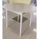 Стол круглый Стулбери В7301-м1 мальме №1 90x90 см массив дерева цвет белый/бежевый
