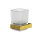 Стакан подвесной WHITECROSS CUBO CU2430GL цвет золото