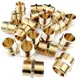 Ниппель Boutte 1/2"x1/2" НР латунь 20 шт