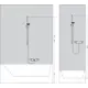 Душевая штанга Hansgrohe 00000071147 72см цвет черный