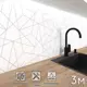 Стеновая панель Фартукофф Теларана 300x60x0.15 см ПВХ цвет серо-белый