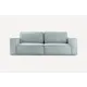 Раскладной диван Divan.ru Эби 254x87x122 см велюр цвет зелёный