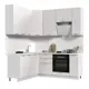 Кухонный гарнитур Стендмебель КсенияКГ170-200в-ББГ 200x237x60 см ЛДСП цвет белый глянец
