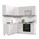 Кухонный гарнитур Стендмебель КсенияКГсахара170-200-38-ББГ 200x217x60 см ЛДСП цвет белый глянец