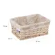 Корзина Natural house 25x15x15 см ткань цвет бежевый