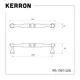 Ручка-скоба Kerron RS-097-128 OAB 128мм бронза