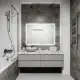 Зеркало со встроенной подсветкой One mirror 10080бсх 80x100 см