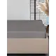 Простыня Prime prive Греди 150x260 см перкаль без резинки цвет светло-серый