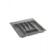 Лоток для столовых приборов Volpato 72.M.50 50x5x55 см пластик цвет серый
