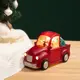Электрогирлянда - фигура Машина для дома 4 лампы 14 см красный