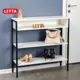 Полка для обуви Letta 90x90x28.2 см металл цвет белое тиснение