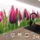 Стеновая панель матовая Фартукофф Тюльпаны 200x60x0.15 см ПВХ цвет разноцветный