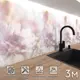 Стеновая панель глянцевая Фартукофф Розовые герберы 300x60x0.15 см ПВХ цвет разноцветный