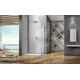 Душевая перегородка Spirit 100x190 см хромированный профиль прозрачное стекло