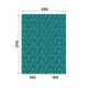 Фотообои флизелиновые Homepick oboi_print200X270 200x270 см starsturquoise/125480/