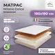 Матрас All'perrino Milano Dolce Mil24/180/190Dl 180x190x24 см беспружинный 2-спальный