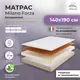 Матрас All'perrino Milano Forza Mil17/140/190Fz 140x190x17 см беспружинный 2-спальный