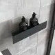 Полка настенная Vannamarket VM030771 350 мм, лофт цвет черный металл