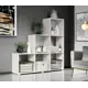 Стеллаж с полками лесенка 120x122x29.6 см ЛДСП цвет белый