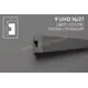 Молдинг настенный полистирол Тм Солид ТСТ00022291 серый/серебристый 15x27x2000 мм, 2 шт