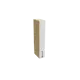Напольный шкаф 15x81.60x47.80 см фасад белый МДФ каркас дуб вотан ЛДСП Сурская Мебель