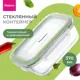 Контейнер для пищевых продуктов Fissman 17314 0.37 л стекло цвет прозрачный