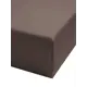 Простыня Denastia Basic 270x240 см сатин без резинки цвет коричневый