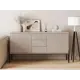 Комод Первый мебельный Азуми 3 ящика 150x40x76 см ЛДСП цвет кашемир