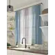 Тюль Helga Базовая коллекция HH533183 на шторной ленте 150x300 см цвет белый, синий, розовый, голубой