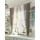 Тюль Helga Базовая коллекция HH976043 на шторной ленте 180x150 см цвет коричневый