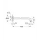 Душевой кронштейн GROHE New Tempesta 27851000 400 мм цвет хром