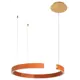 Светильник подвесной светодиодный Loft It Ring 10025-400 orange 5.2 м² теплый белый (желтый) свет цвет золото/оранжевый