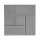 Плитка тротуарная Калифорния 300x300x30 мм серый