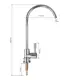Кран на одну воду DO.Korona DK-1602AA 1/2" латунь хром