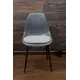 Стул Zip-Mebel Туссе 45x83x46 см рогожка цвет серый/светло-серый/черный