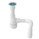 Сифон для раковины Aquanova D40 мм белый PL1052