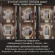Зеркало Alias Метида 120x60 с LED-подсветкой 6000K часы