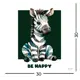 Картина Fbrush Будь счастлив 30x30 см