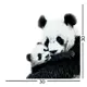 Картина Fbrush Теплые объятия панд 30x30 см