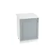 Напольный шкаф Франция 60x81.60x47.80 см 1 дверца фасад серо-коричневый МДФ каркас белый ЛДСП Kameol