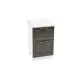 Напольный шкаф Чехия 50x81.60x47.80 см с ящиками фасад венге МДФ каркас белый ЛДСП Kameol УТ000507233