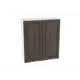 Навесной шкаф Чехия 70x92x31.80 см фасад венге МДФ каркас белый ЛДСП Kameol