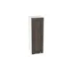 Навесной шкаф Чехия 25x92x31.80 см фасад венге МДФ каркас белый ЛДСП Kameol