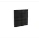 Навесной шкаф Василиса 80x92x31.80 см фасад черный МДФ каркас белый ЛДСП Kameol