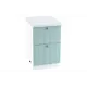 Напольный шкаф Шампань с ящиками 50x81.60x47.80 см фасад синий МДФ каркас белый ЛДСП Kameol УТ000508220