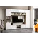 Шкаф для телевизора Нонтон 260x200x32.40 см ЛДСП цвет белый